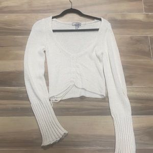Knit asos ruched in middle top